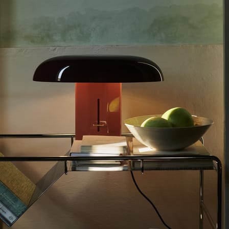 Lampe de table Montera JH42 métal orange / L 45 x H 33 cm - &tradition