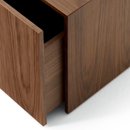 Table d'appoint Mass / Tiroir - 40 x 40 x H 47 cm - NEW WORKS