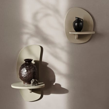 Mensola a muro Pilu legno beige / L 22 x H 40 cm - Ferm Living