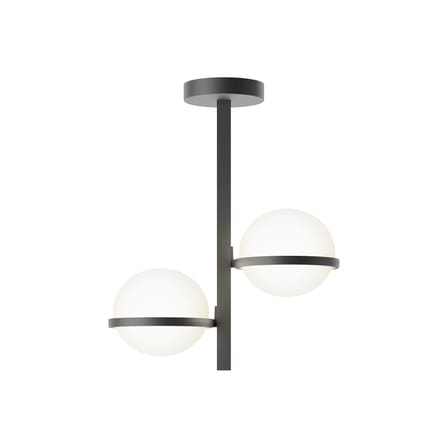 Plafonnier Palma métal noir / Ø 50 x H 61 cm - Vibia
