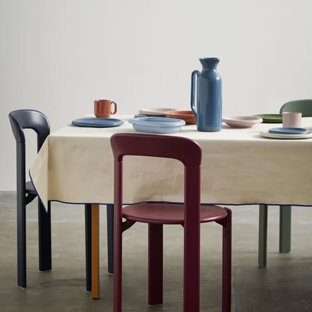 Plat de service Barro Small céramique bleu / 27,5 x 20 cm - Hay
