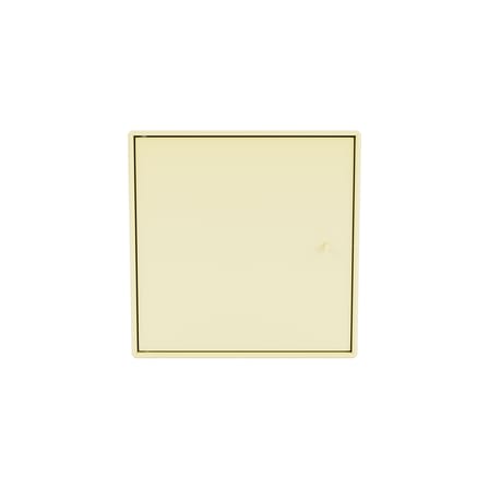 Rangement mural Montana Mini 1003 bois jaune / Porte droite - 35 x 35 x P 25 cm - MONTANA