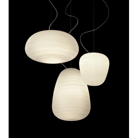 Suspension Rituals 2 verre blanc / Ø 34 x H 19 cm - Foscarini