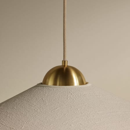 Suspension Songe tissu blanc / Ø 80 cm - Maison Sarah Lavoine