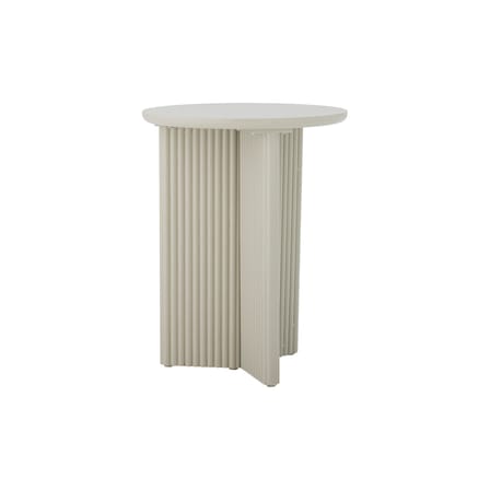 Table d'appoint Edith bois blanc / Ø 40 x H 50 cm - Bloomingville