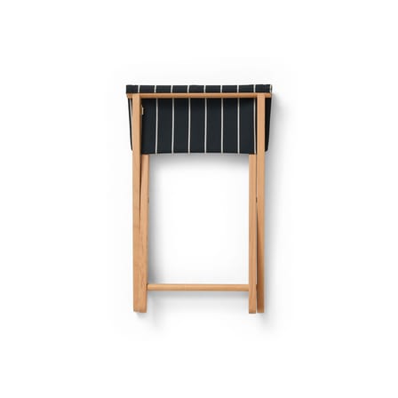Tabouret pliant Outdoor Market tissu noir / Jasper Morrison - Hay