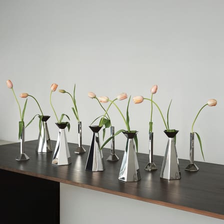 Vase Hexa Medium métal / Ø 14 x H 15 cm - Normann Copenhagen