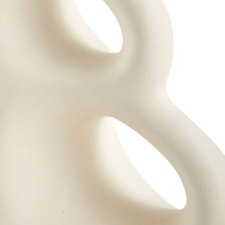 Vase Three Ears Small céramique blanc / H 21 cm - POLSPOTTEN