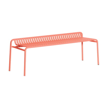 Banc Week-end métal orange / Aluminium - L 156 cm - Petite Friture