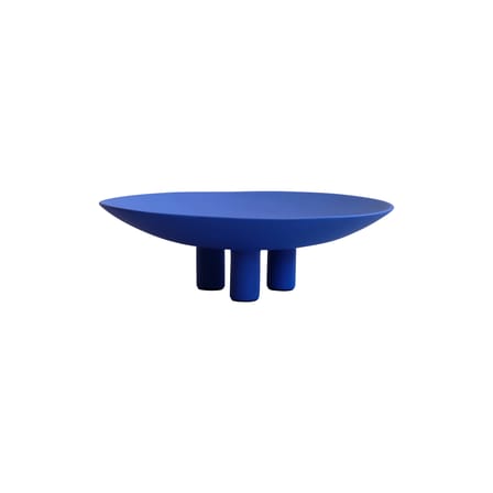 Centre de table Duck Big céramique bleu / Ø 45 x H 14 cm - 101 COPENHAGEN
