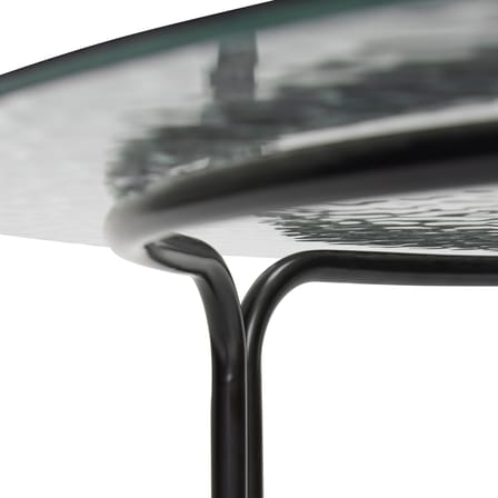 Orbit Coffee table glass black / Ø 80 cm - HÜBSCH