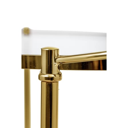 Chariot Gold verre or transparent métal - Bloomingville