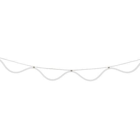 Guirlande lumineuse extérieur Spline LED tissu bleu / 4,5 mètres - Petite Friture