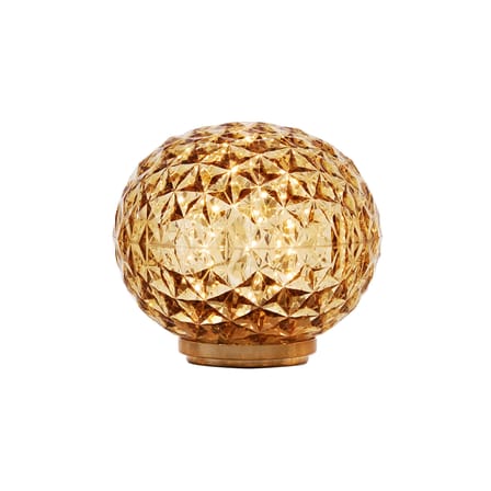 Lampada senza fili ricaricabile Mini Planet LED materiale plastico giallo / LED - Ø 16 x H 14 cm / Variatore - Kartell