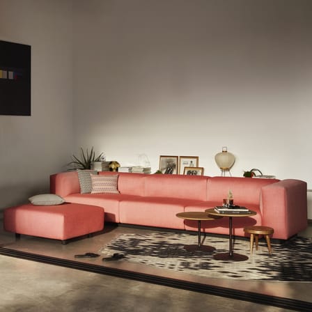 Lampe de table Akari 3A papier beige /Isamu Noguchi, 1951 - Ø 28 x H 56 cm - Vitra