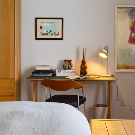 Lampe de table Type 80 T1 métal gris / Orientable - Anglepoise