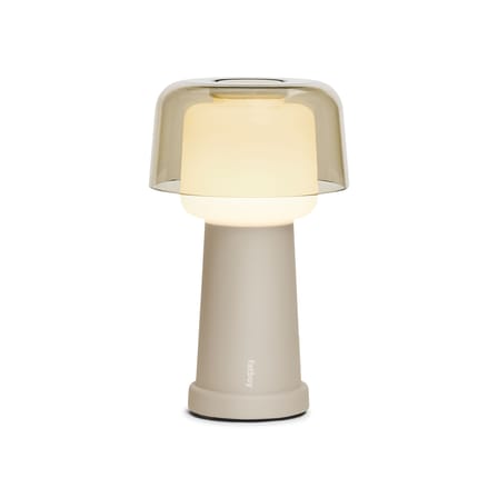 Lampe extérieur sans fil rechargeable Revolve LED beige - Fatboy