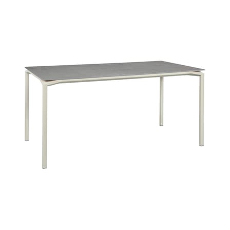 rechteckiger Tisch Calvi Minérale stein grau / 160 x 80 cm (6 Personen) - Tablett Dekton (Stein-Optik) - Fermob