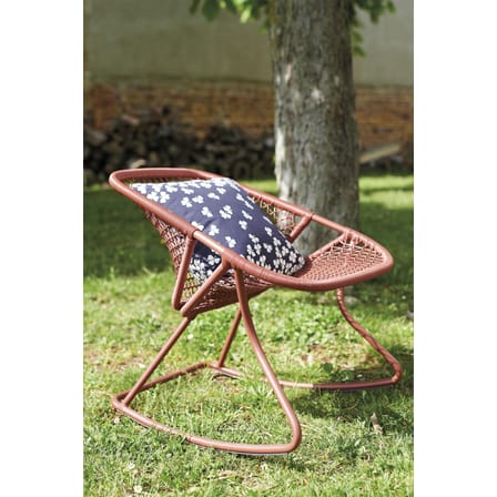 Rocking chair Sixties / Assise souple plastique tressé - Fermob