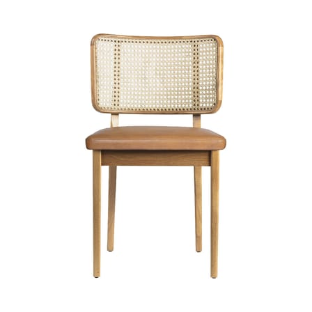 Stuhl Cannage leder braun - RED Edition