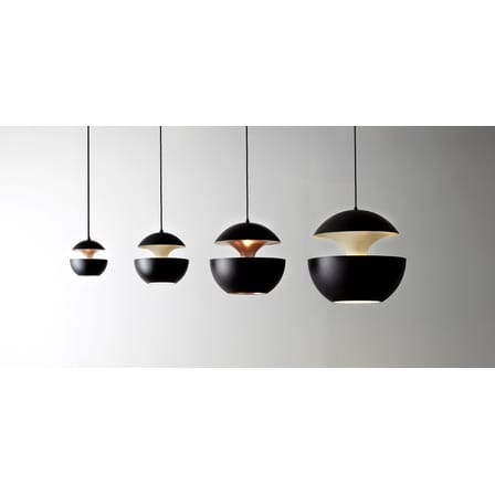 Suspension Here Comes The Sun métal noir / Ø 25 cm - Réédition 1970 - DCW éditions