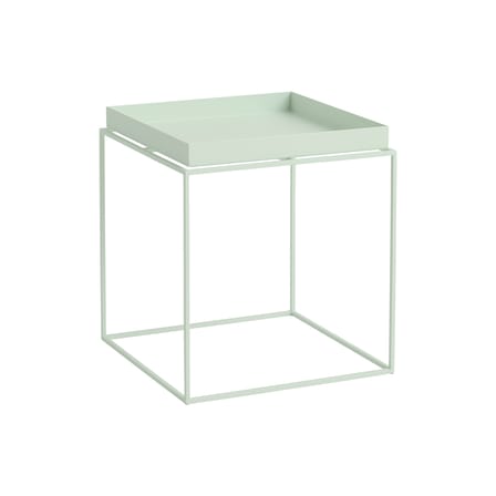Table d'appoint Tray métal vert / 40 x 40 x H 44 cm - Hay