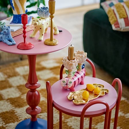 Table d'appoint Whimsica métal rouge / Ø 30,5 x H 46 cm - Bloomingville