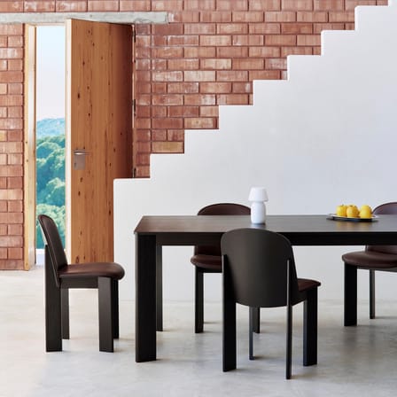 Table rectangulaire Chisel 30 bois noir / 200 x 95 cm - Hay