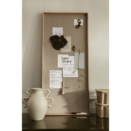 Vase Verso céramique blanc beige / Ø 18 x H 27 cm - Ferm Living