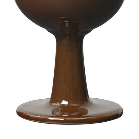 Weinglas Floccula keramik braun / Steinzeug - Ferm Living