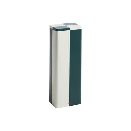 Tin Slim Airtight box metal green / 10.8 x 7.8 x H 29.5 cm - Hay