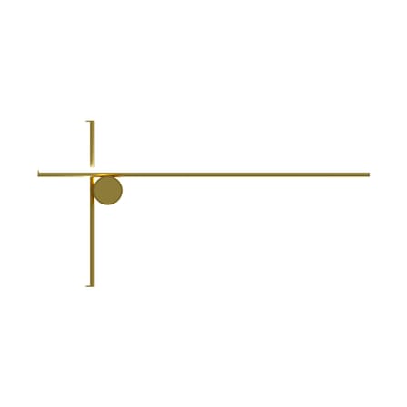 Applique Coordinates W2 or métal LED / 80 x 40 cm - Flos