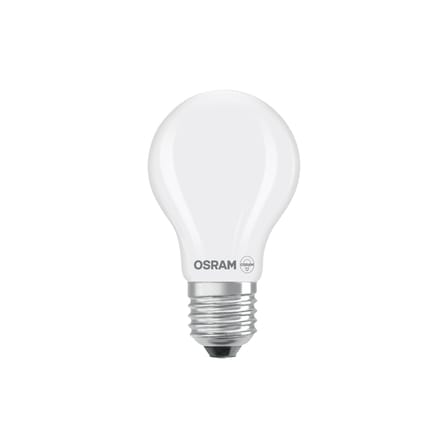 Ampoule LED E27 Classique A60 Frosted / 5,9W (= 60W) - Blanc chaud - Osram