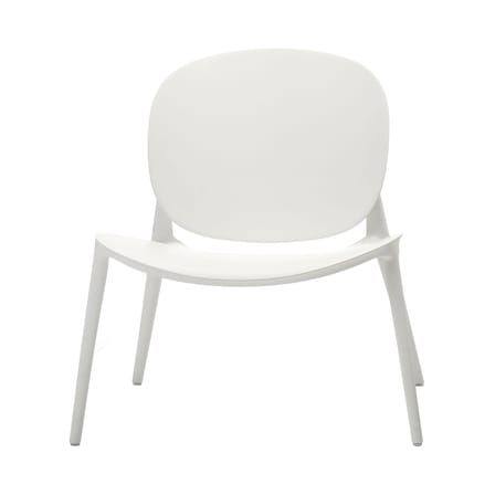 Fauteuil bas Be Bop plastique blanc / Palomba, 2019 - Kartell