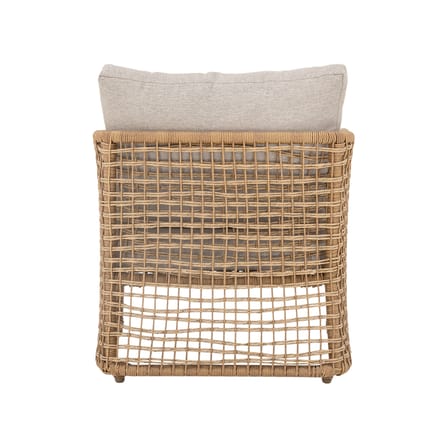 Fauteuil rembourré Penzano / Tressage polyrotin - Bloomingville