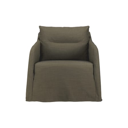 Fauteuil rembourré Weave tissu vert - Ethnicraft