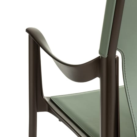 Fauteuil Venice cuir vert - Magis