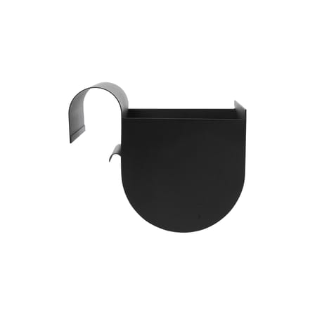 Jardinière à suspendre Uma Small métal noir / L 20 cm - Ferm Living