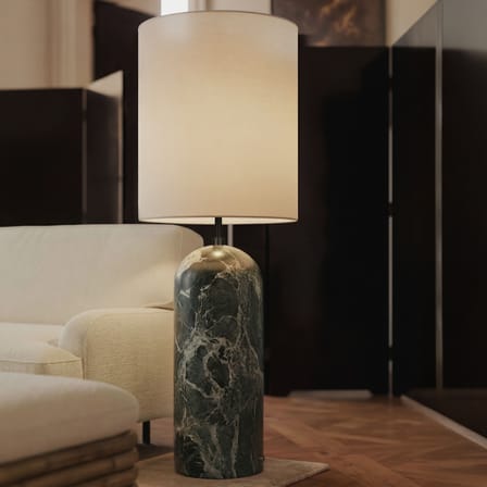 Lampadaire Gravity XL marbre vert / Ø 45 x H 135 cm - Gubi