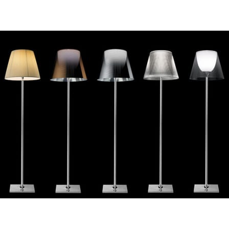 Lampadaire K Tribe F3 métal plastique transparent / H 183 cm - Flos