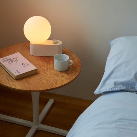Lampe de table Alumina métal blanc / Applique - TALA