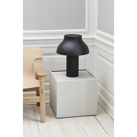 Lampe de table PC Large métal noir / H 50 cm - Hay