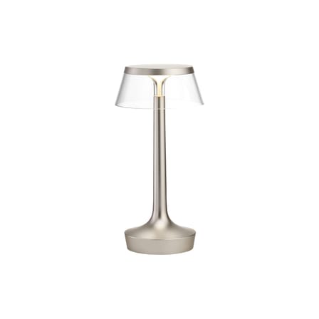 Lampe sans fil rechargeable Bon Jour Unplugged plastique transparent / LED - Variateur sensitif - Flos