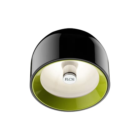 Applique Wan métal noir / Plafonnier - Flos