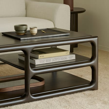 Table basse Eda bois marron / 150 x 60 cm x H 40 cm - Ethnicraft