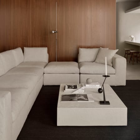 Table basse Elements / 120 x 90 x H 25 cm - Microciment - Ethnicraft