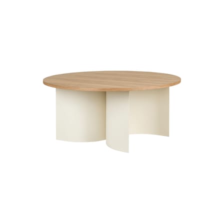 Table basse Gavo bois naturel / Ø 95 x H 44 cm - NOO.MA