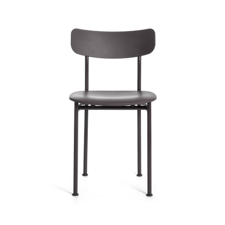 Chaise Motta marron / Jasper Morrison - Polypropylène recyclé - Magis
