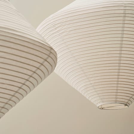 Abat-jour Paper Shade Diamond papier blanc / Ø 80 cm- Sans système électrique - Hay