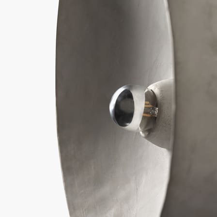 Applique avec prise Chadophe Medium gris / Ø 38 cm - Béton - Serax